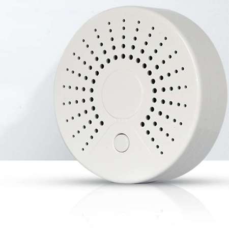 Smart WiFi smoke detector sensor home automatic alarm system .